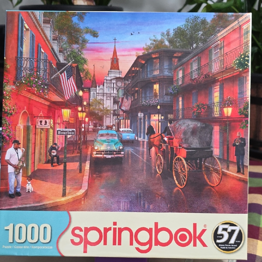 Springbok New Orleans Street Scene Puzzle - 1000 Pieces